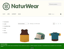 Tablet Screenshot of naturwear.com